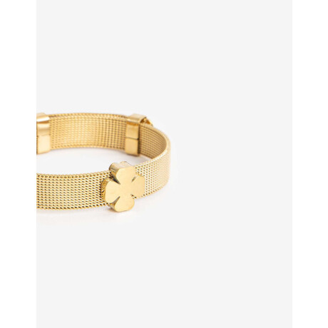 Pulseras Flexibles Metal Dorado