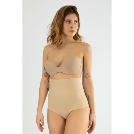 Bombacha alta modelante slim Beige
