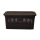 Caja simil ratán 2,5 Lts CHOCOLATE
