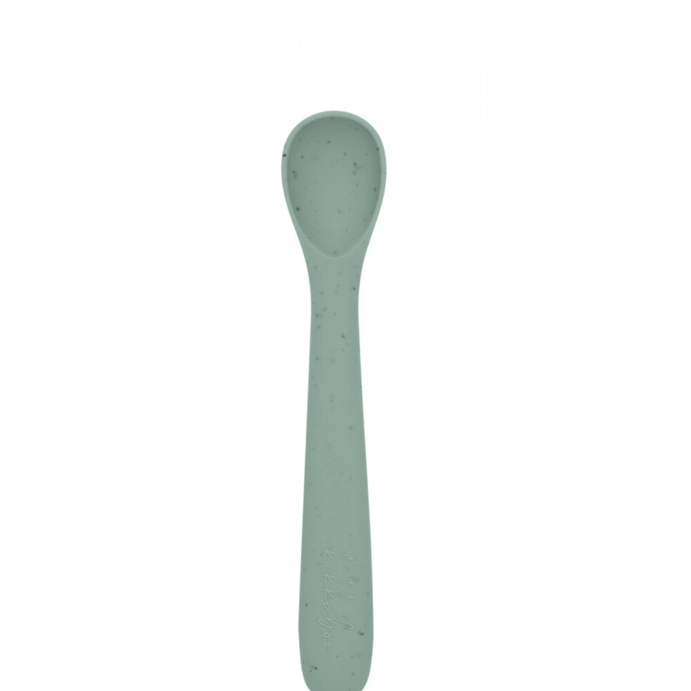 Cuchara silicona Platinum KIKKABOO verde