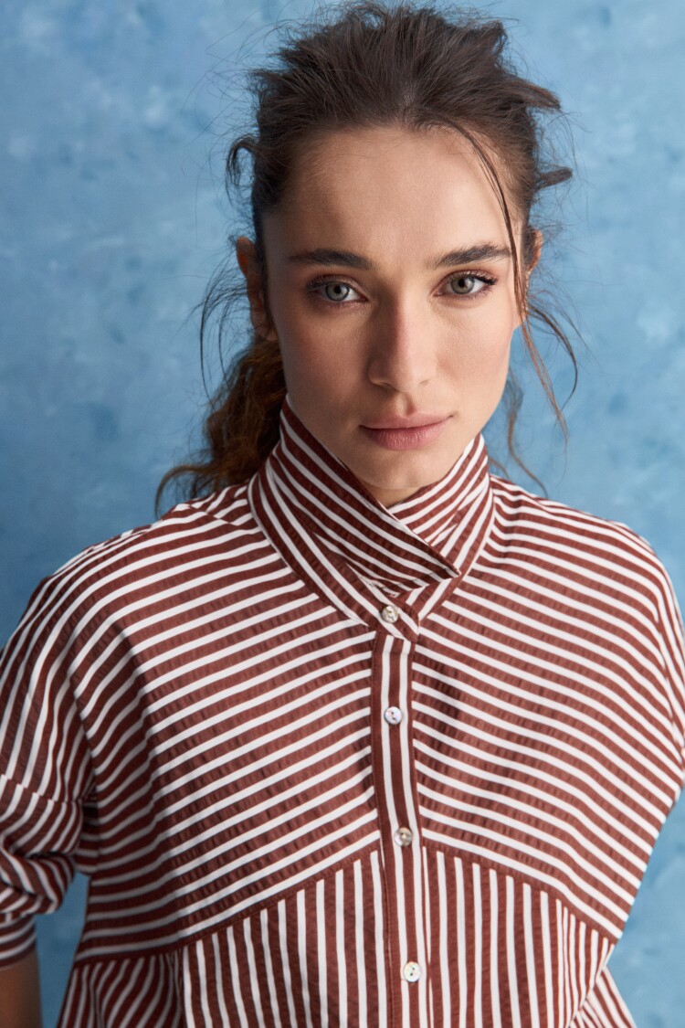 CAMISA VELERISTA Chocolate
