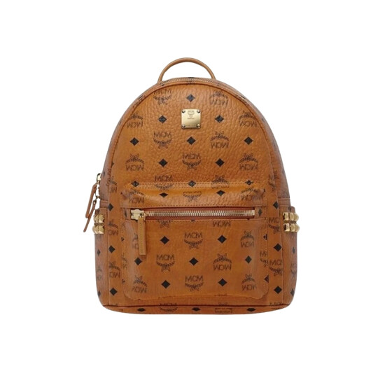 Mochila de lona revestida estampada con tachuelas, Stark 0