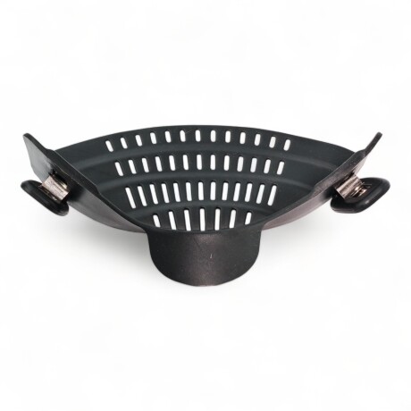 Colador De Silicona Con Clips Para Todo Tamaño De Olla Negro