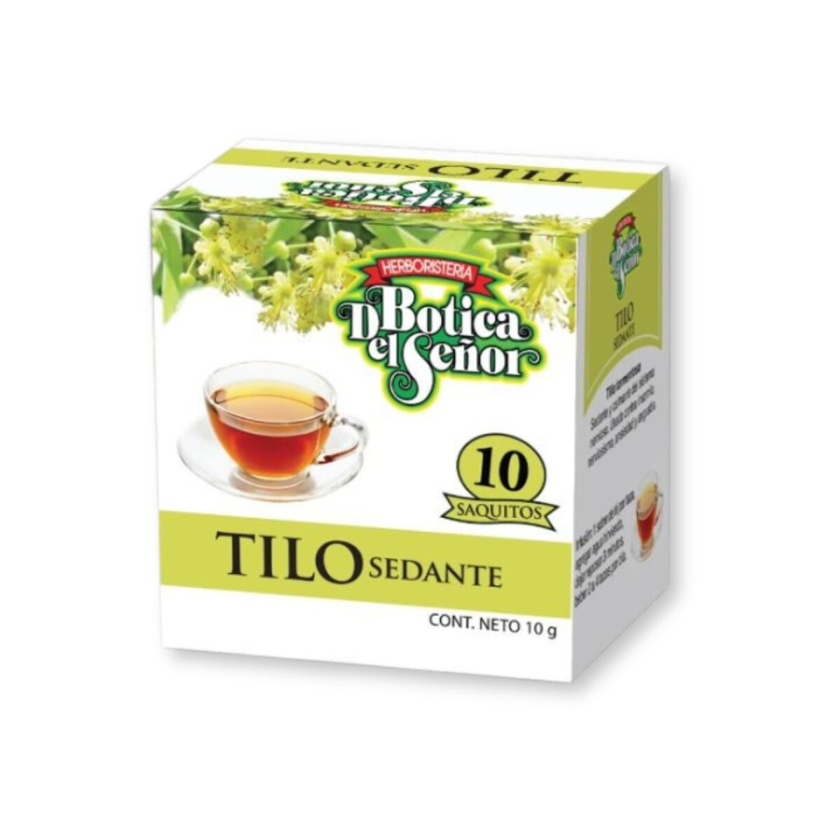 Té Tilo Botica Del Señor 10 Unidades 