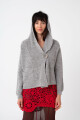 CARDIGAN CON CAPUCHA Gris
