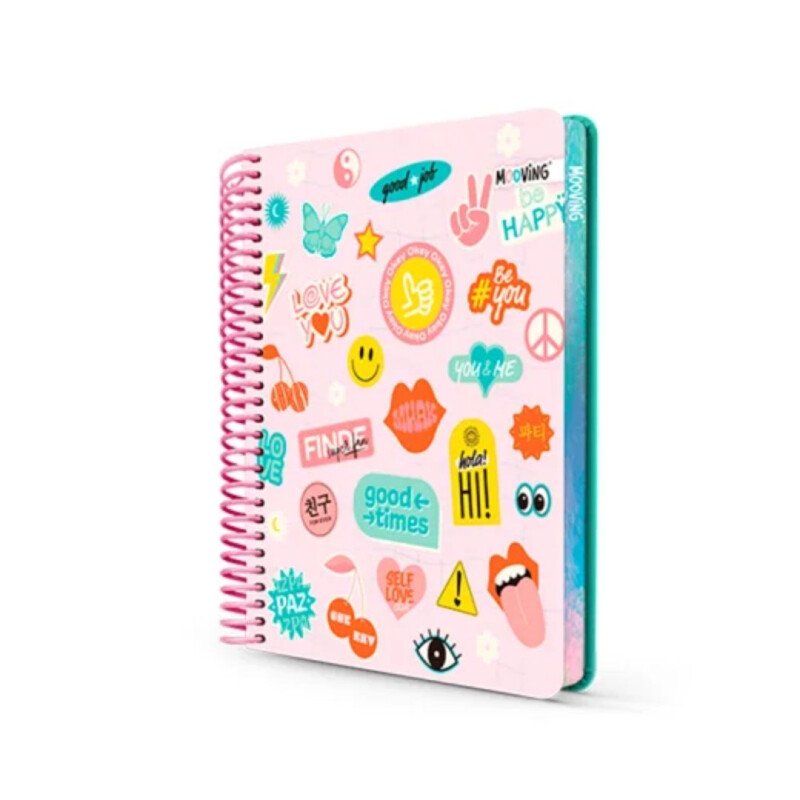 Cuaderno Premium Mooving Smile Fever 96 hojas Cuaderno Premium Mooving Smile Fever 96 Hojas