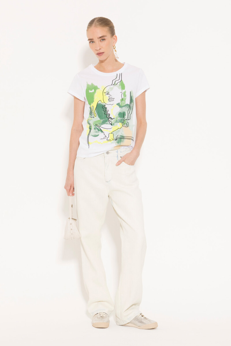 REMERA PAZ Blanco