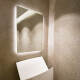 Espejo Frameless 70X90 Anticorrosion Con Luz Led Y Sensor One Touch 000