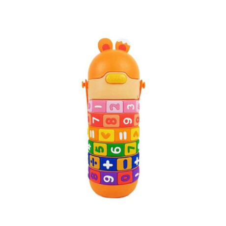 Botella infantil didáctica matemática Naranja