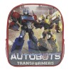 Mochila Infantil Transformers 30x24x20 Cm Para Niños Uso Escolar Y Diario Rojo