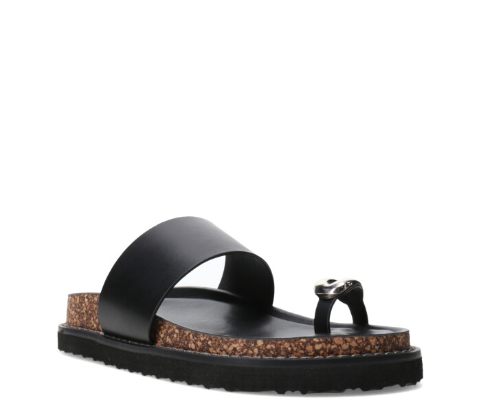 Sandalia LOFI con detalle de metal Black