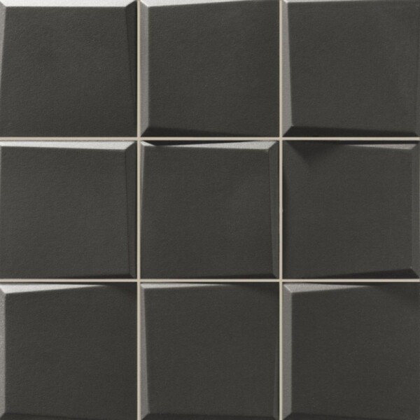 PORCELANATO PATTERN NEGRO "A" 33.3X33.3 CM Porcelanato Pattern Negro "a" 33.3x33.3 Cm