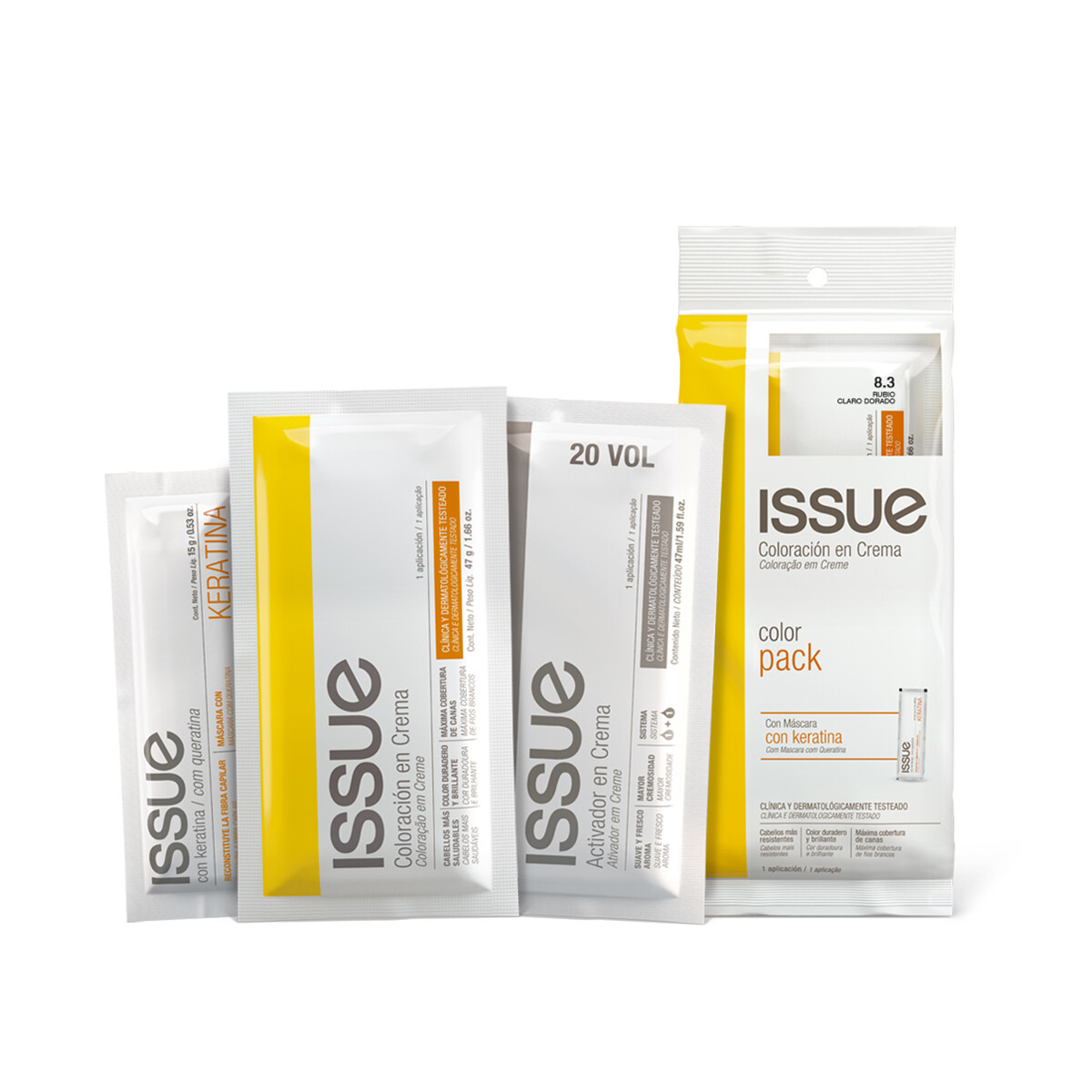 ISSUE TINTURA COLOR Nº 8.3 PACK 