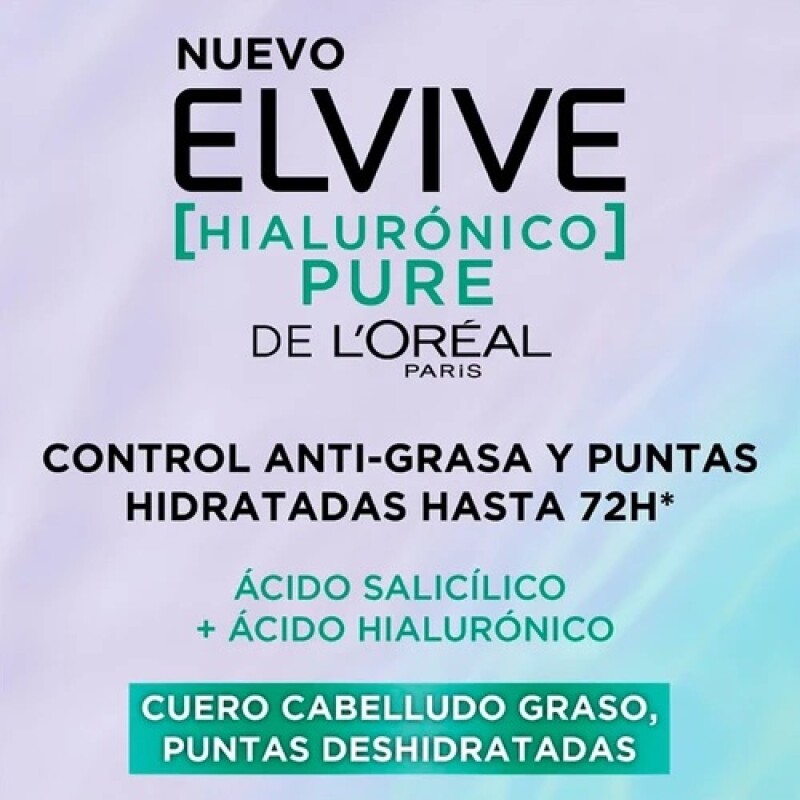 Acondicionador Hidra Hialuronico Pure Elvive 370 ml Acondicionador Hidra Hialuronico Pure Elvive 370 ml