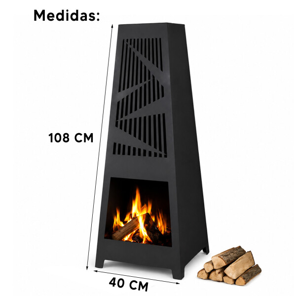 Estufa Chimenea Exterior A Leña Fire King Dw636 ESTUFA EXTERIOR A LEÑA FIRE KING DW636