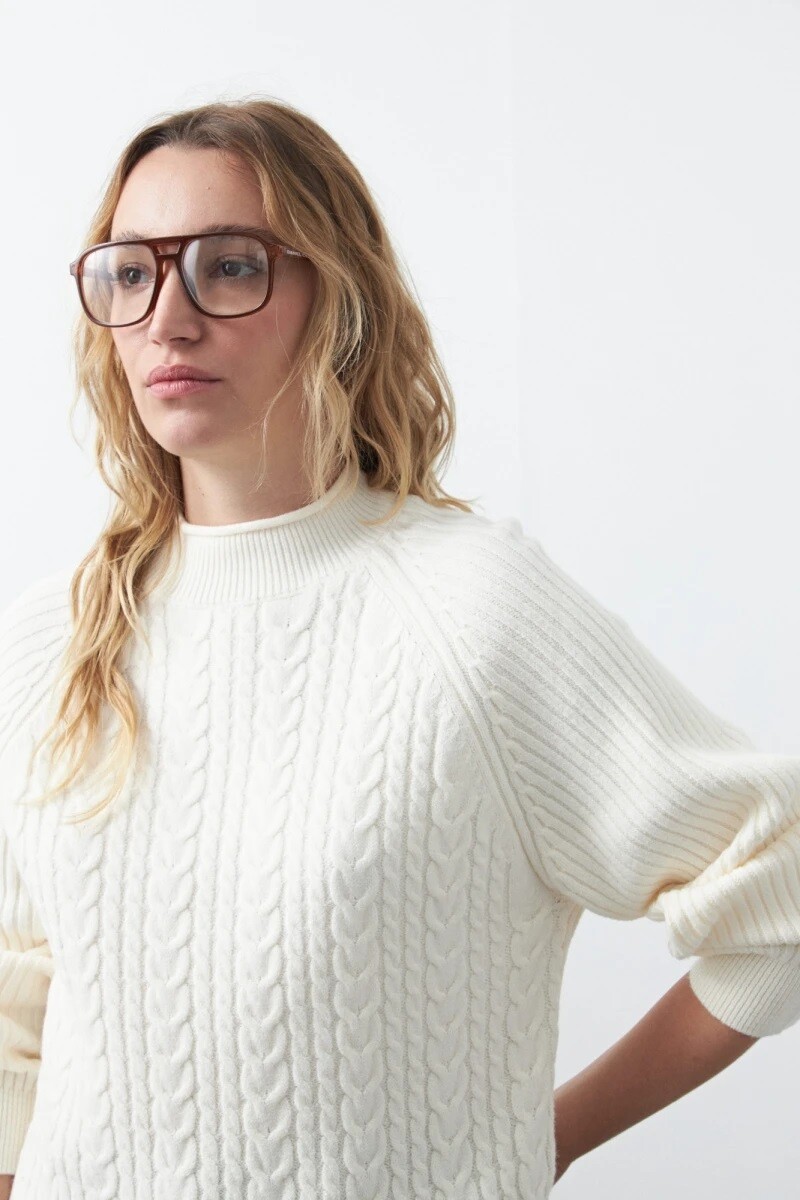 POLERA D.CASSIN LUCERO - CRUDO 