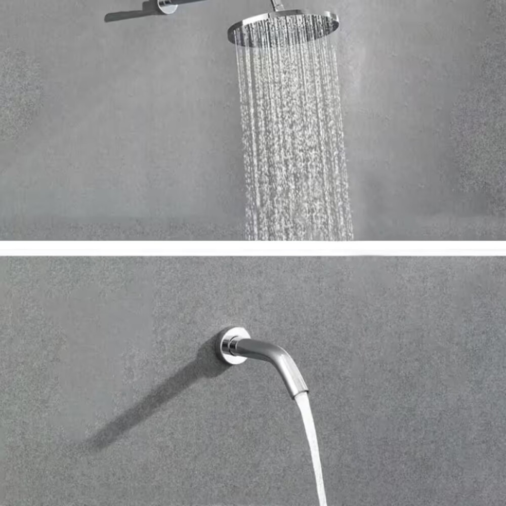 Grifería de ducha bimando Kiev cromado brillante Grifería De Ducha Bimando Kiev Cromado Brillante