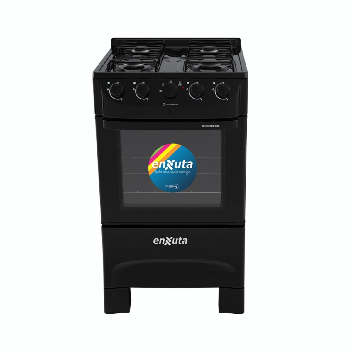 Cocina Multigas Combinada ENXUTA CENX27200HENG 4 Hornallas 