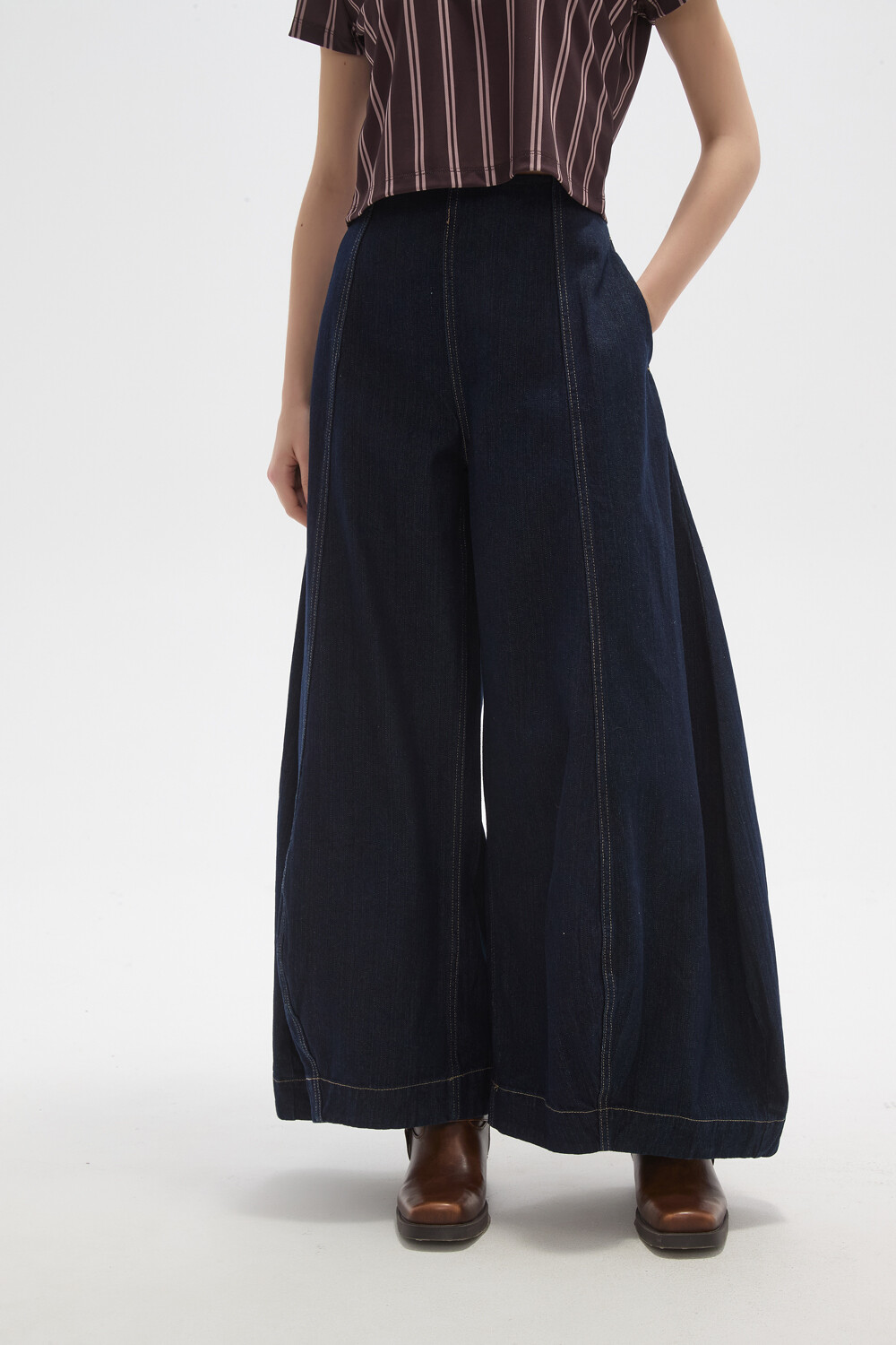 Pantalon Luanne Azul Oscuro