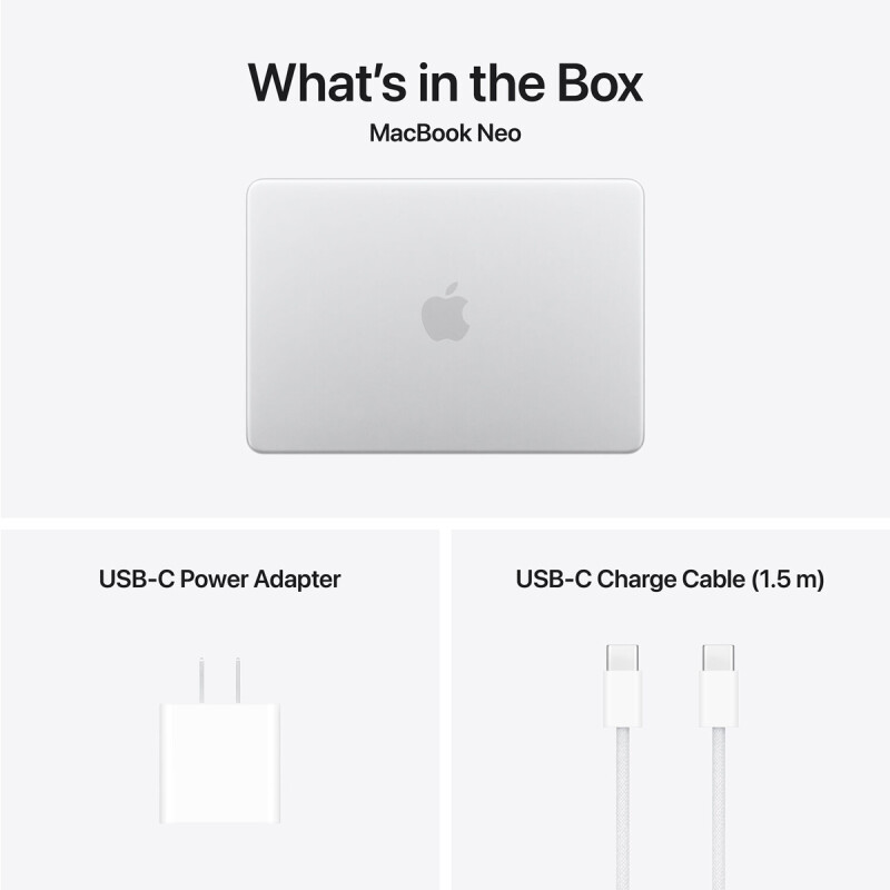 Notebook Apple Macbook Neo MHFA4LL A18 Pro 256GB 8GB Silver Notebook Apple Macbook Neo MHFA4LL A18 Pro 256GB 8GB Silver