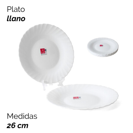 Plato Prima Llano 26cm Unica