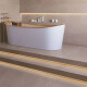 Porcelanato Greige Acetinado Rectificado 90X90Cm 11Mm Piso Pared GAMAS DE BEIGE