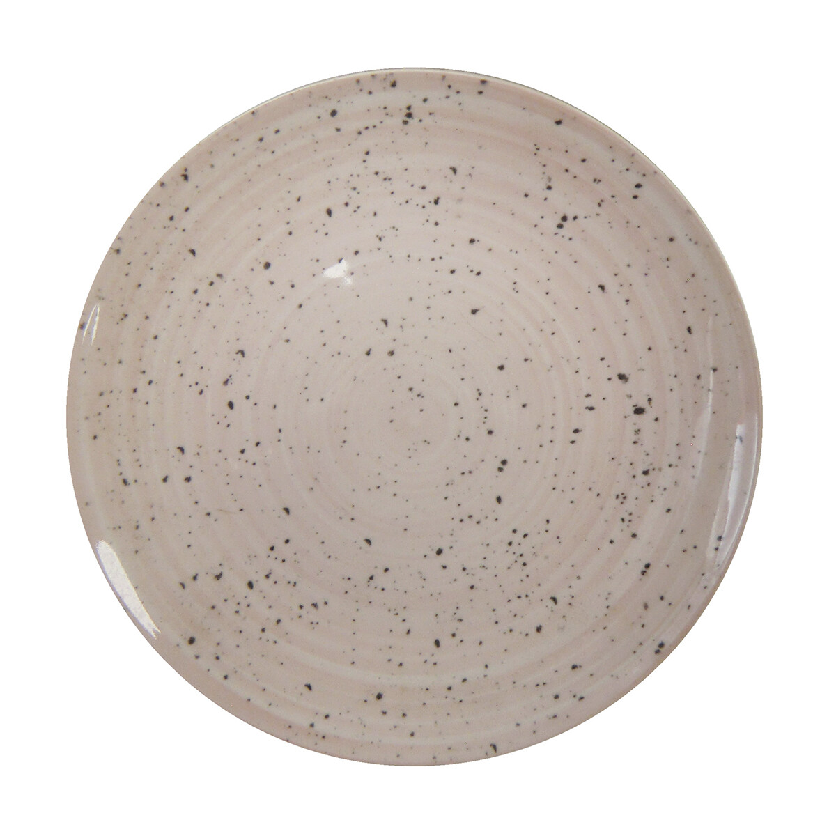 Plato Cerámica con Puntos 19 cm - ROSA 