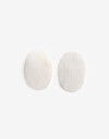 Aros Pasantes Color Blanco Crema