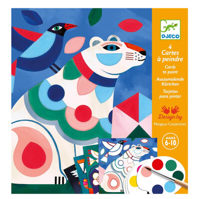 Hojas para pintar Bestias Imaginarias Djeco Hojas para pintar Bestias Imaginarias Djeco