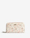 Ficheros Zip Round Billetera Formato Fichero - Estampado Flores