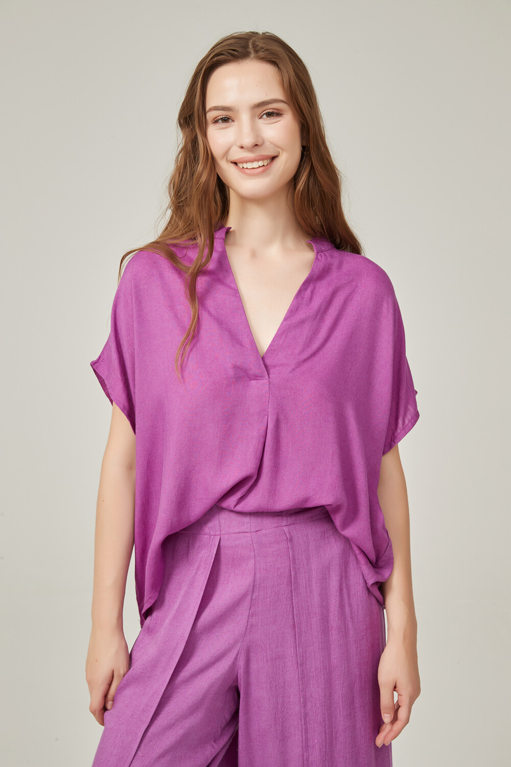 Blusa Bambina Magenta