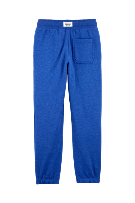 Pantalón deportivo de algodón, con logo, azul. Talles 6-14 Pantalón deportivo de algodón, con logo, azul. Talles 6-14