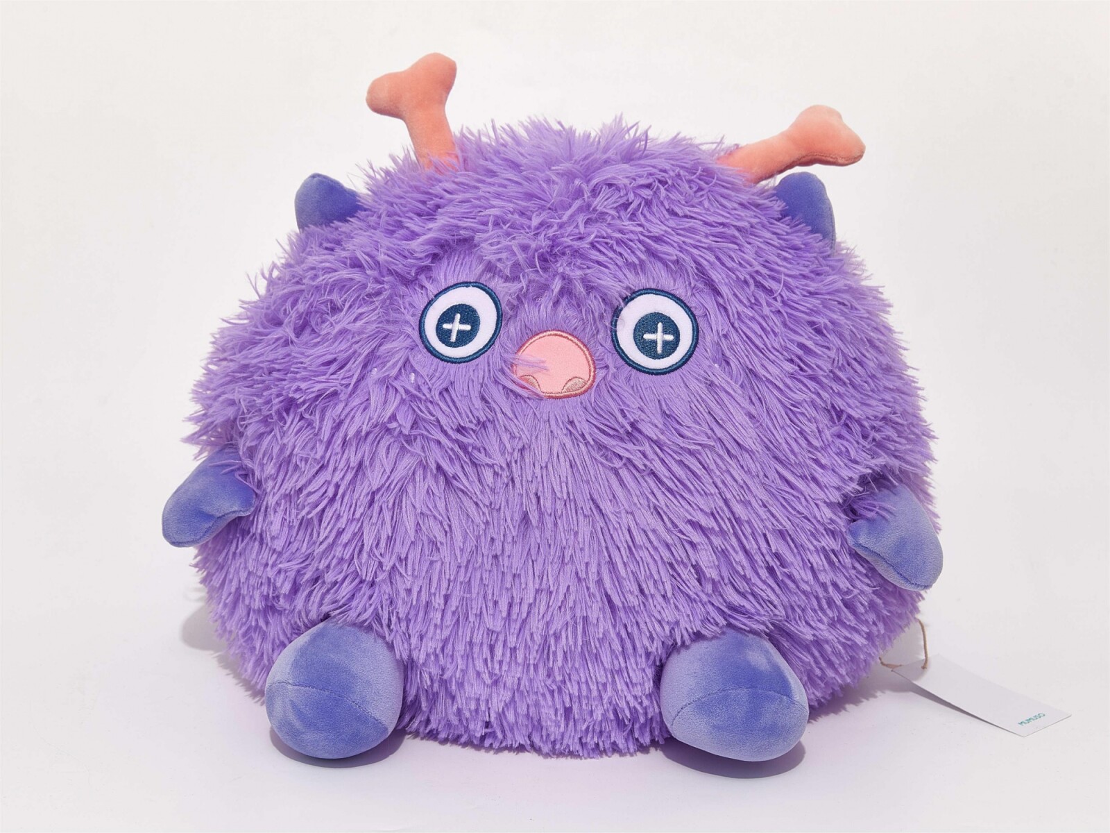 ALMOHADA DE PELUCHE MONSTRUO-MORADO 