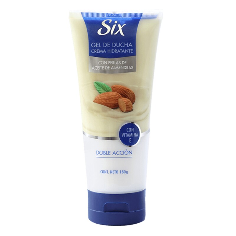 Gel de ducha y crema hidratante Six almendras 180g Gel de ducha y crema hidratante Six almendras 180g