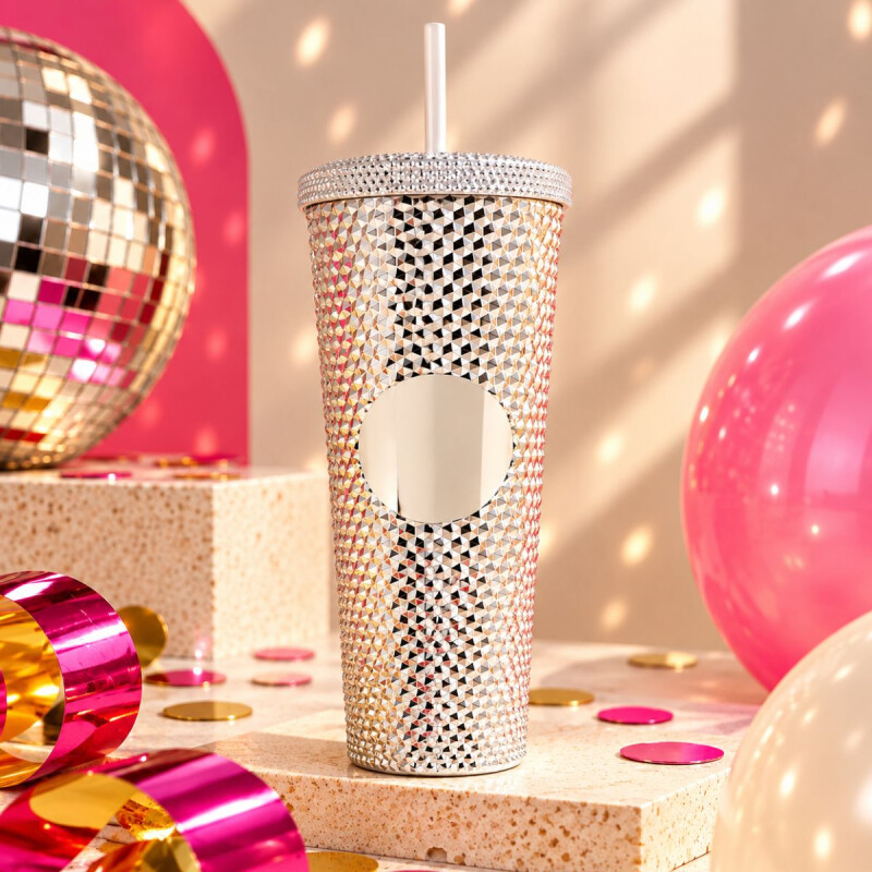 Vaso Viral Plateado