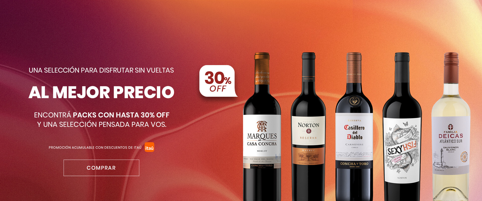 Seleccion de momentos con hasta 30%Off