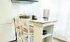 Desayunador 4 Bancos Cocina Comedor Madera Blanco Desayunador 4 Bancos Cocina Comedor Madera Blanco