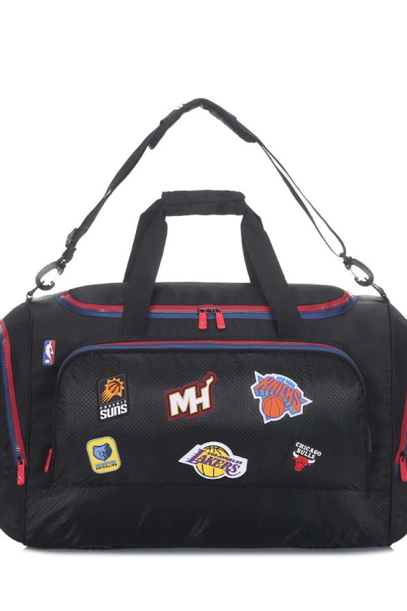 Bolso nylon deportivo clásico - NBA Negro