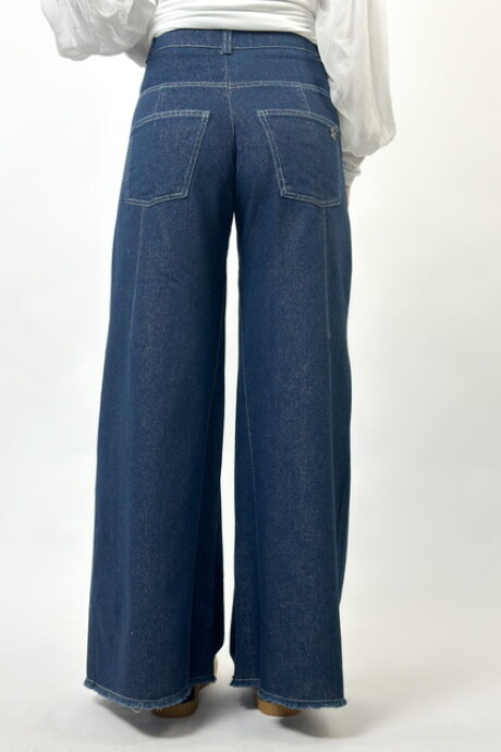 PANTALÓN JACINTO JEAN LAMINADO Plateado