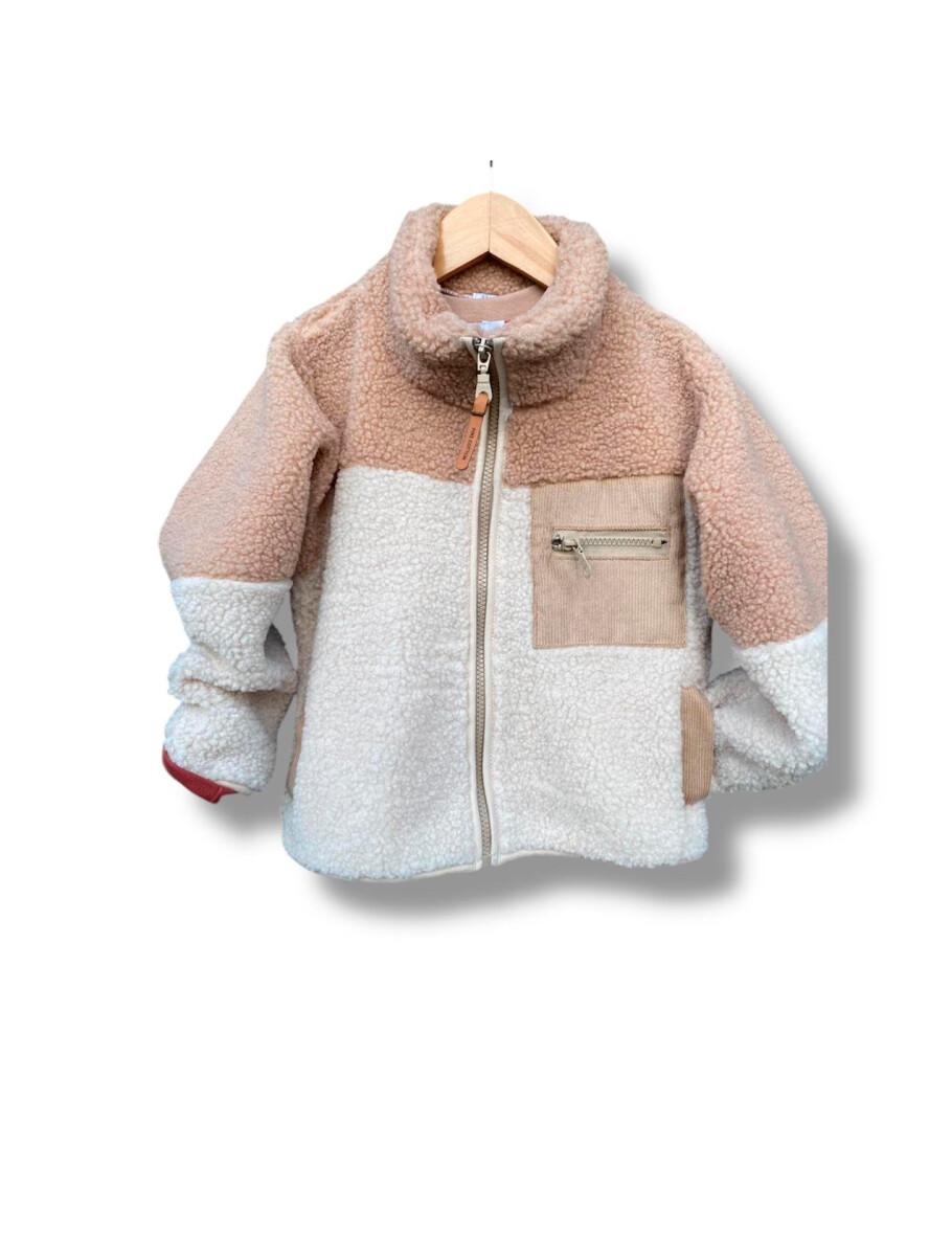 Campera Peluda Beige 