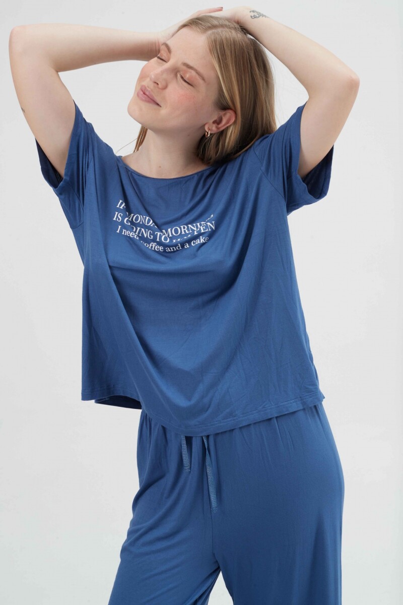 Top Gadea - Azul 