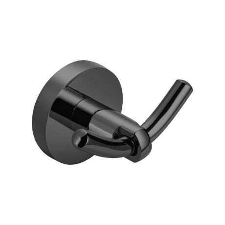 PERCHA METALICA DE BAÑO EN LATON ACABADO GRAFITO GUNMETAL GRAFITO-GUNMETAL