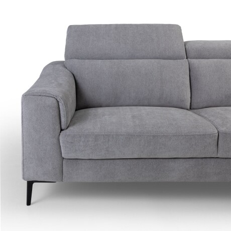 Rinconera Luke - Tela Microfibra - Chaise Derecho 6686-7 Gris