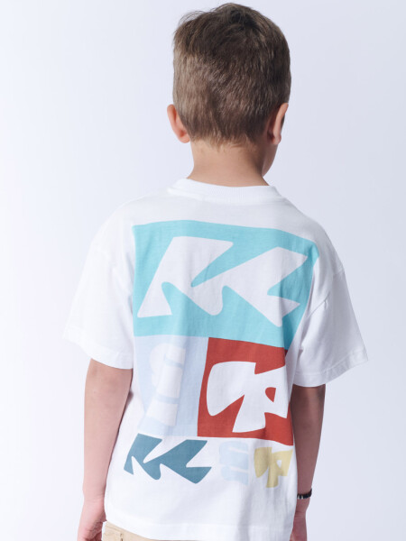 Remera algodón Colores Blanco