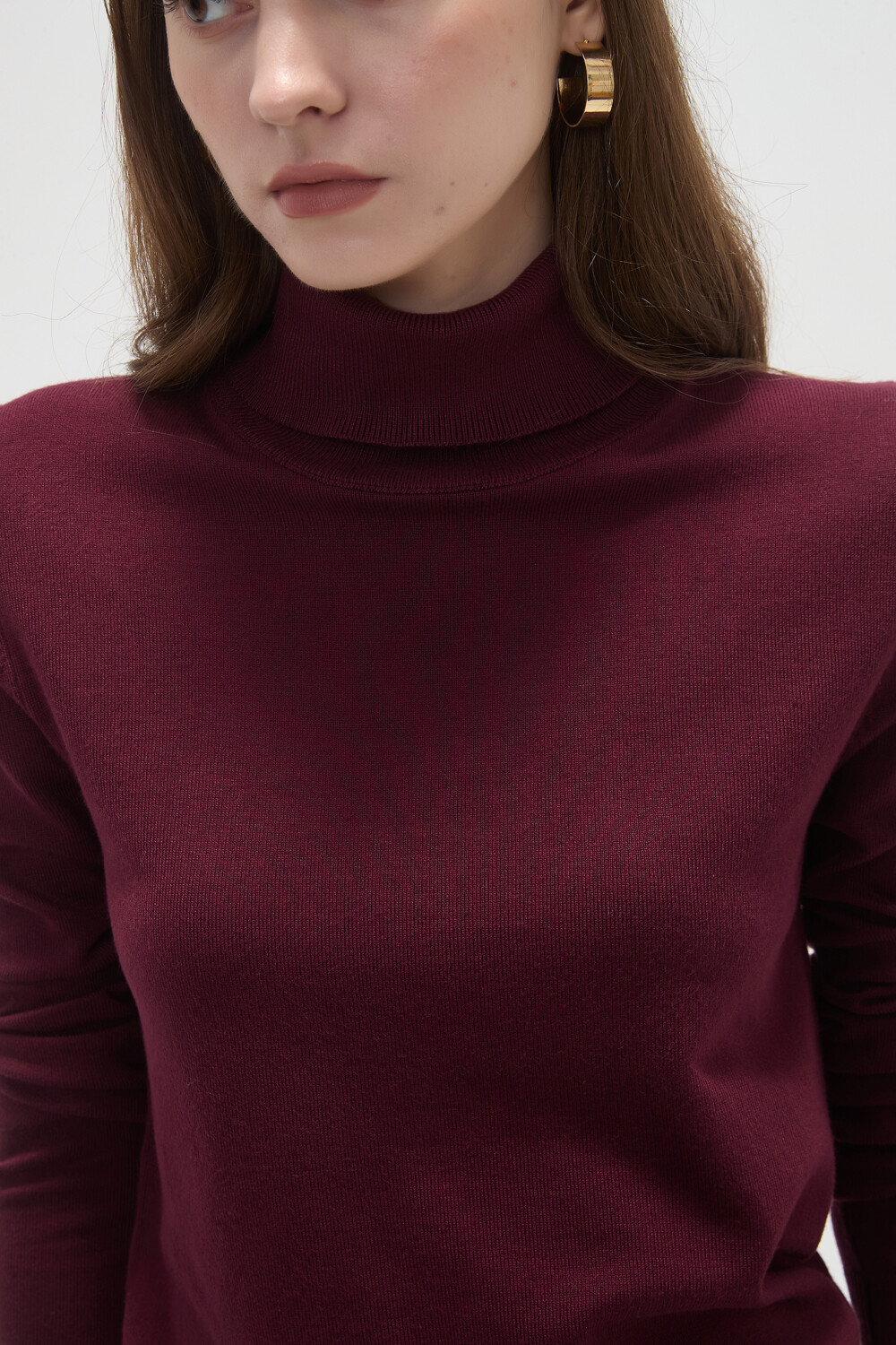 Polera Tivana Cereza Oscuro