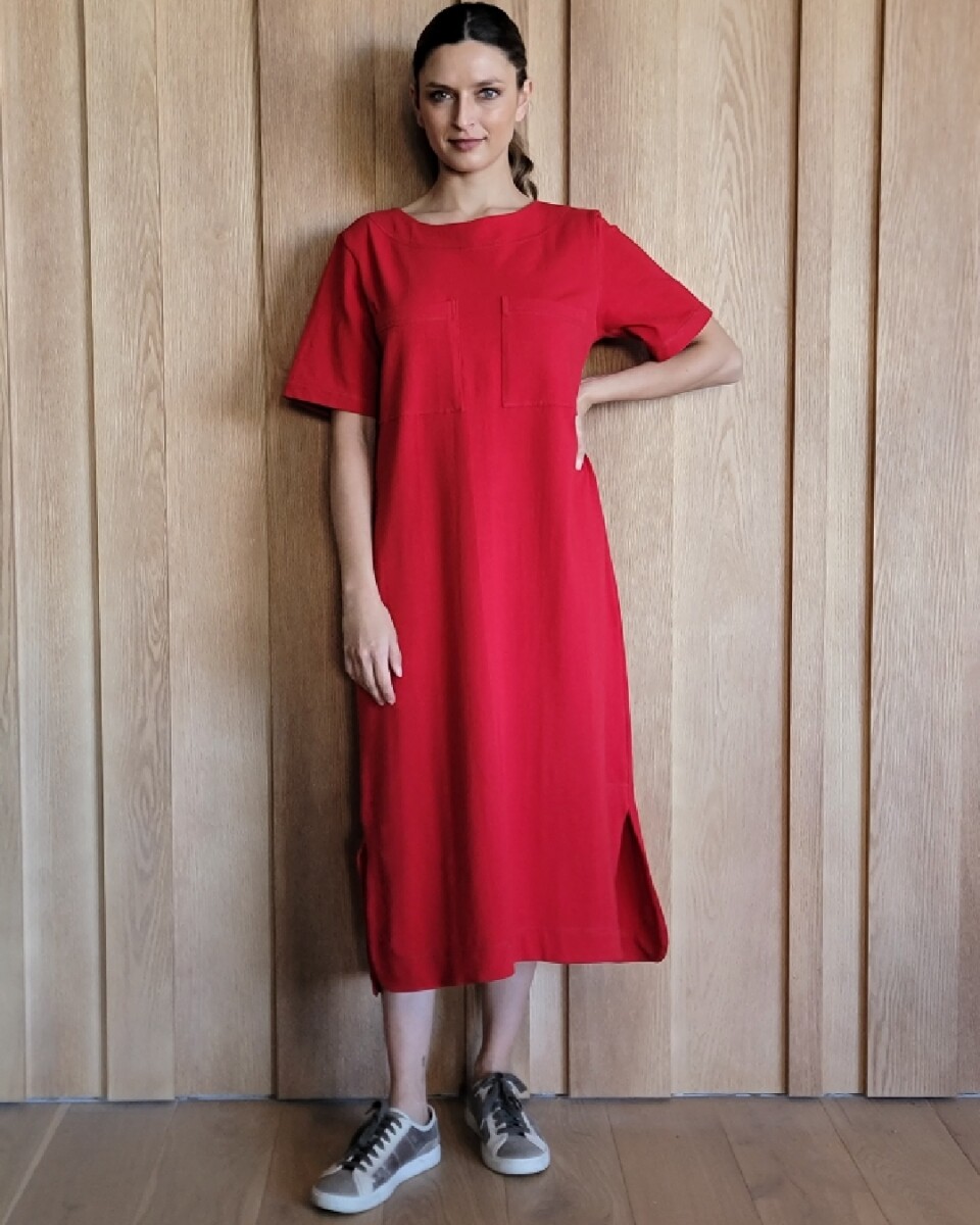 Vestido Arrecife - Cotton rojo 
