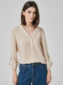 Blusa Yura Beige Claro