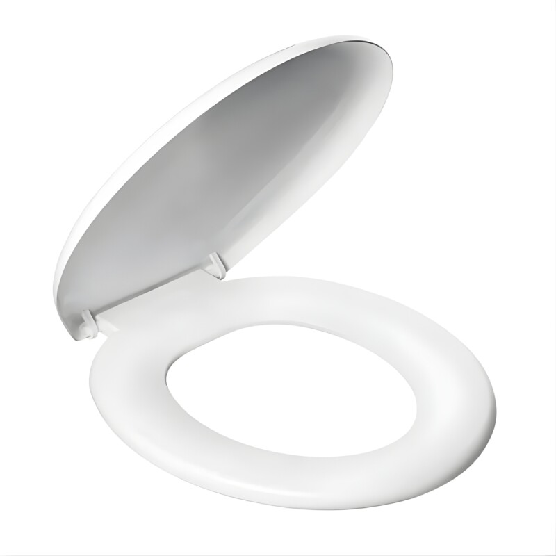 Asiento de inodoro acolchonado Universal Atlas BLANCO