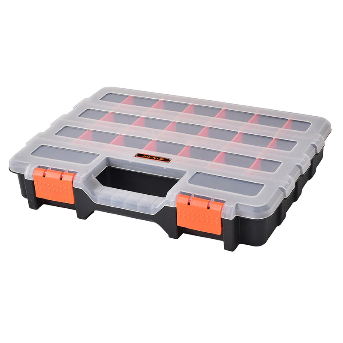 Maletín organizador base neg tapa trans. de 21 div - TT0064 