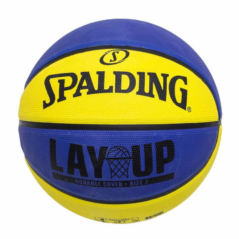 Pelota Spalding Lay Up Amarillo - Azul